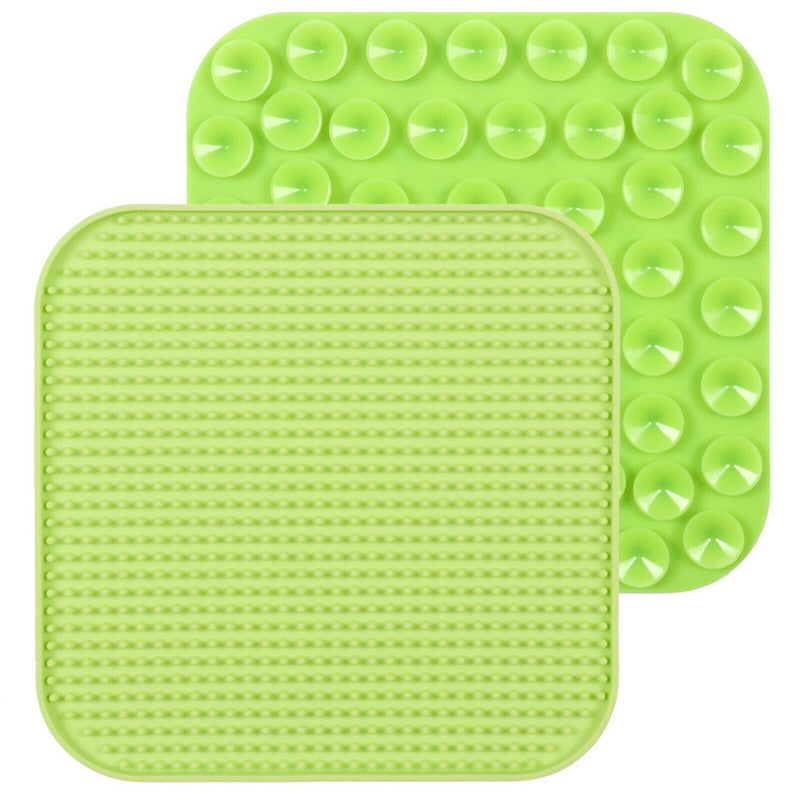 Dog Lick Mat Fun Alternative to Slow Feeder Dog Bowl Snuffle Mat Green B