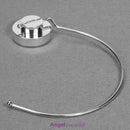 Ring Shape Stainless Steel Vacuum Suction Cup Bathroom Towel Shelf Bar Rack