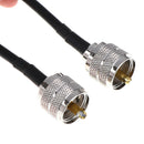 50cm UHF Connectors Male To Male Plug Coax Pigtail Cable Cord RG58 Coaxial Ca FT