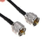 50cm UHF Connectors Male To Male Plug Coax Pigtail Cable Cord RG58 Coaxial Ca FT