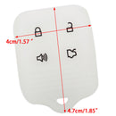 4-Buttons Silicone Remote Fob Case Key Cover fit for Ford Escape Focus Lincoln
