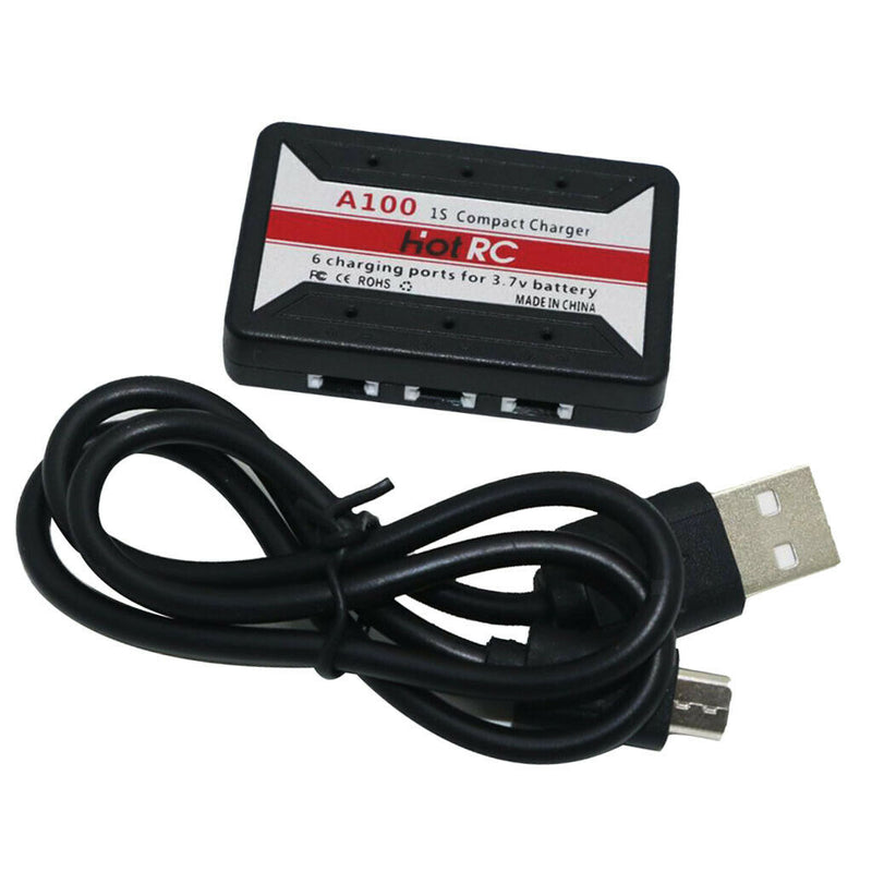 6in1 3.7V 1S Lipo/Lithium Battery Charger for Syma X5C, UDI U818A, MJX X400