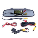 4.3"  Mirror Monitor Car Rear View Backup Reverse System + Cam Camera Kit