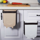 Trash Can Kitchen Wall Mounted Garbage Bin Foldable Waste Bins 8L Large Cap