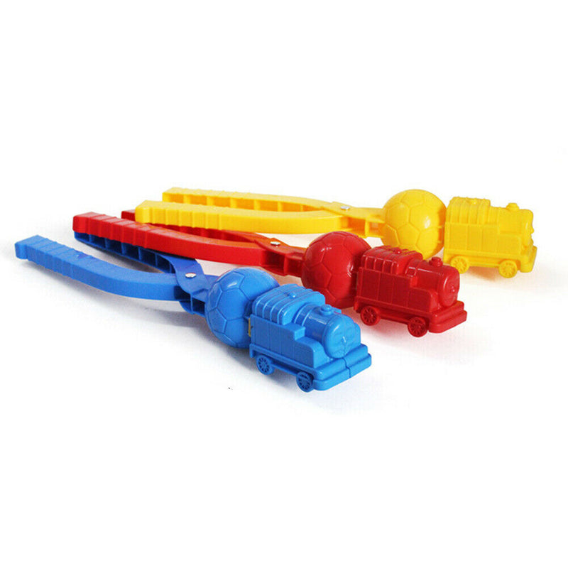 Cute Train Shape Snowball Clip Snow Clay Ball Maker Creative Snowballs Mold