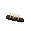 4 String Rosewood Bridge with ABS Saddle Nut Slotted Bridge Pin For Ukulele