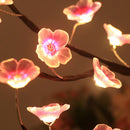 36LED Night Light Mini Plum Tree Copper Wire Garland Children Bedside Lamp