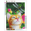 5D DIY Full Drill Diamond Painting Lovely Cat Cross Stitch Embroidery Kits