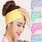 Women Adjustable Makeup Toweling Hair Wrap Head Band Salon SPA Facial Headband H