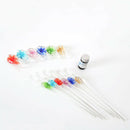 1x Glass Dip Nib Ink Fountain Pen Signature Pen Writing Elegant Novelty Blue