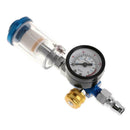 1x Air Regulator Gauge Spray Paint Gun & In line Air Oil Water Separator Filter
