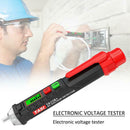 Non Contact Voltage Tester Pen Adjustable Sensitivity LCD Flashlight AC Detector