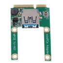 1Pcs Mini PCI-E to USB2.0 Adapter Card PCI Express Card Full for Notebook TO NTO