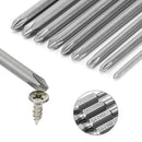 2X(9 Pcs 1/4Inch 100Mm S2 Magnetic Hex Cross Head Ph1 Ph2 Electric Screwdri