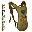2.5 Litre Hydration Pack Rucksack Backpack Cycling Bladder Bag - Jungle Camo