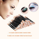 Lot 100pcs Disposable Dual Sides Eye Shadow Sponge Applicator Makeup Brush