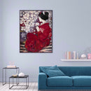 Kimono Woman Scene DIY Mosaic Full Diamond Painting Drill Kit Decor (V727)