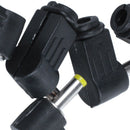 DC In-Line Plug Socket Jack Connector Male / Female, Right Angle Plug 1.7 x E1S3