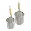 Colander Ladle Pasta Soup Hot Pot Stainless Steel BBQ 12cm Deep Basket