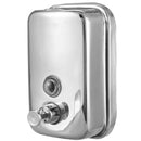 500ml Bathroom Stainless Steel Wall Mounted Lotion Pump Soap Shampoo Dispen T2E8