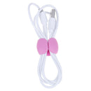 4PCS Cable Winder Simple Round Clip USB Charger Holder Desk Tidy Organiser OZ