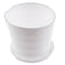 Plastic Round Flower Plant Pot Planter Holder With Tray Home Office Garden