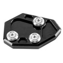 Feet Pads Motorcycle Side Kickstand Pad Stand Sidestand Foot Enlarge Plate