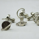 1/4" Slotted Round Flat Head Screw D-Ring F Camera Tripod Quick Release Plate X