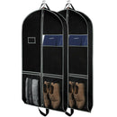 Garment Bags 2 Pack 43 Inch Garment Bags for Storage Travel Nonwoven Fabric