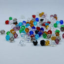 100pcs 6mm Bicone Faceted Acrylic Loose Spacer Beads Findings Nice Y6E6