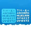 8x Hollow Out Painting Stencils Set Journal Planner Square Shape for Diary