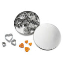 Cookie Cutter 24 Pcs/set Stainless Steel Fondant Cake Baking Mold Round Hea