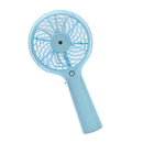 Mini USB Portable Rechargeable Hand Held Air Conditioner Summer Cooler Fan Blue