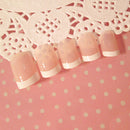 Fashion Lady Women's French Style DIY Manicure Art Tips False Nails with Glue&+