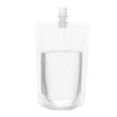 50X Stand up Clear Plastic Spouted Drink Bag Pouch Cruise Booze Reusable 500ML