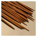 36 single pointed knitting needles made of bamboo, size of 18 kinds of carb V8R4