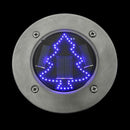 Outdoor Waterproof 60 LED Walkway Lights Solar Garden Lawn Lamp (Blue) A