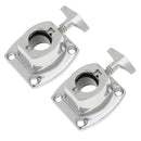 2PCS DRUM KIT HOLDER BASE PLATE TOM CYMBAL HOLDER