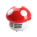 Ritzy Cute Mini Mushroom Corner Desk Table Dust Vacuum Cleaner Sweeper Y9N5