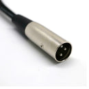 1pc Dual 2 XLR Male to 3 Pin Female Cable Cord Jack Mic Y Splitter Adaptor