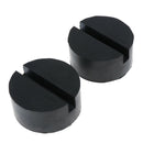 Universal Standard Adapter Black Rubber Jack Slotted Pads Slotted Frame Rail