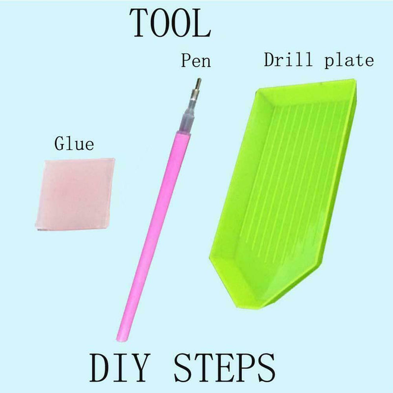 Snow House Embroidery Mosaic Craft Kits 5D DIY Full Drill Diamond Painting