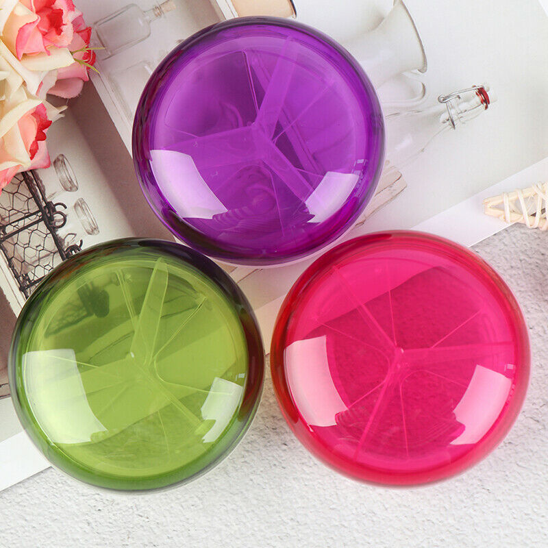 3Grids Rotating Pill Box Travel Pill Case Splitter Pill Organizer Medicin Gw