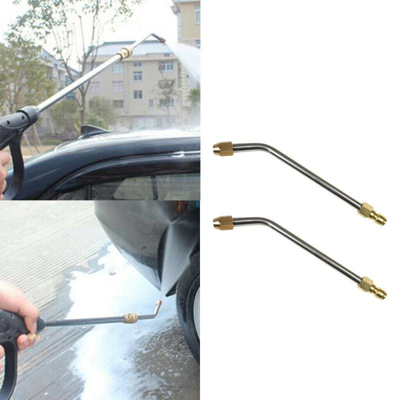 2PCS 1/4inch METAL WATER JET POWER WASHER PRESSURE NOZZLE LANCE FOR WATER