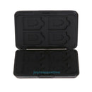 Aluminum Memory Card Storage Box Case Micro SD SDXC SDHC Holder Protector Black