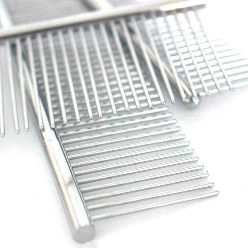 Stainless Steel Comb Hair Brush Shedding For Cat Dog Hot Trimmer Grooming U3D6