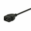 3.5mm Male AUX Port Plug Jack To USB 2.0 .Female Converter Car MP3 Cord S9G7