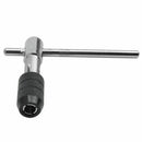 6pc Tap Wrench T Handle Sure Grip Chuck Metric Set M6 to M12 X2V9