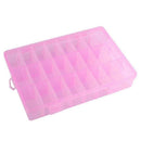 Adjustable 24 Compartment plastic storage box R6W4