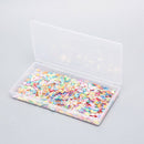 Mini Transparent Jewelry Box Necklace Display Storage Case Jewelry Organizer Bj